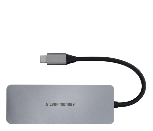 Silver Monkey Adapter USB-C - HDMI, 3xUSB, USB-C, PD 100W - 1202258 - zdjęcie 4